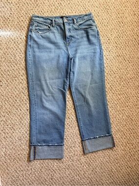 Ann Taylor | The Boyfriend Mid-Rise Cuffed Women’s Jeans | size 8